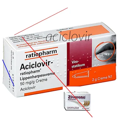 Aciclovir pommade prix